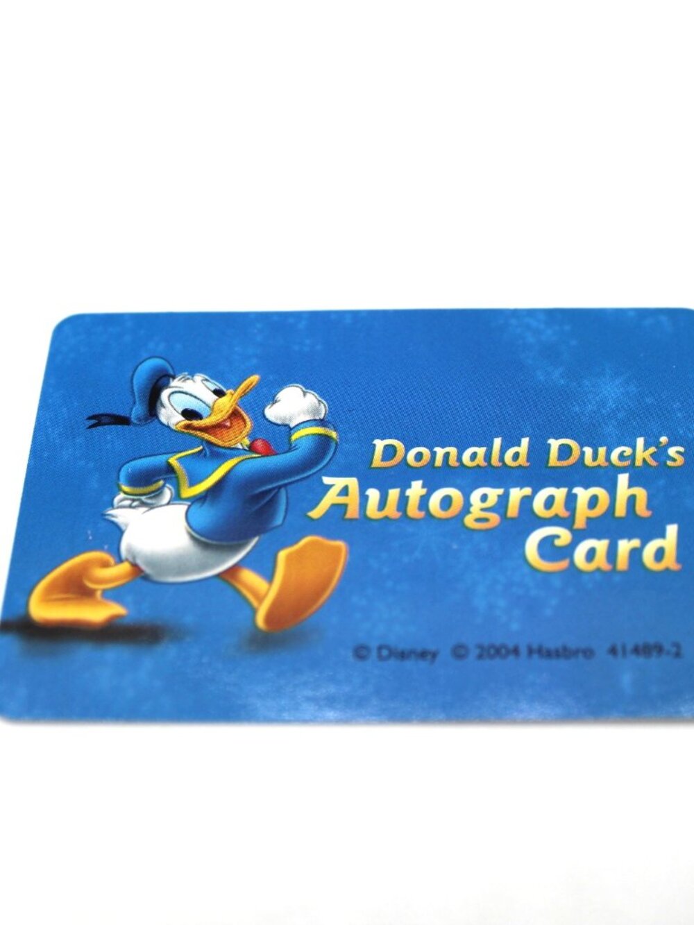 Disney Magic Kingdom 2004 Board Game Donald Duck Autograph Card Replacement Pc